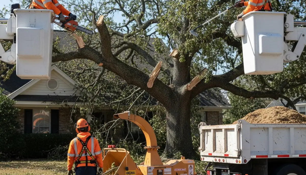 Chicago, IL arborist providing emergency tree removal after storm damage