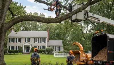 Chicago IL tree service team providing safe tree removal and pruning for local homeowners